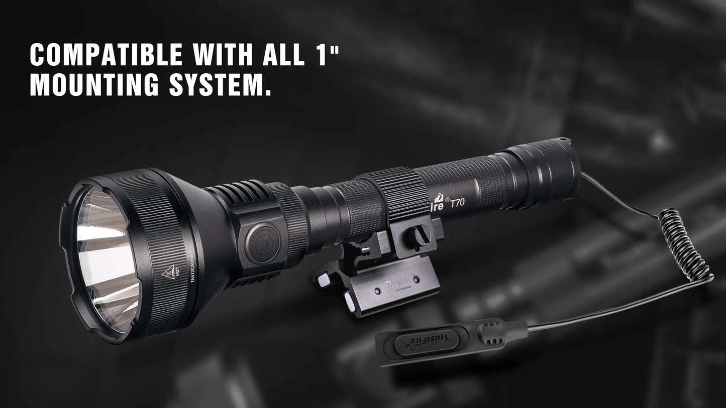 Trustfire T70 18650 2300lm LED Torch Hunting Flashlight Ultra Powerful Rechargeable Light Tactical Camping Lamp for Outdoor