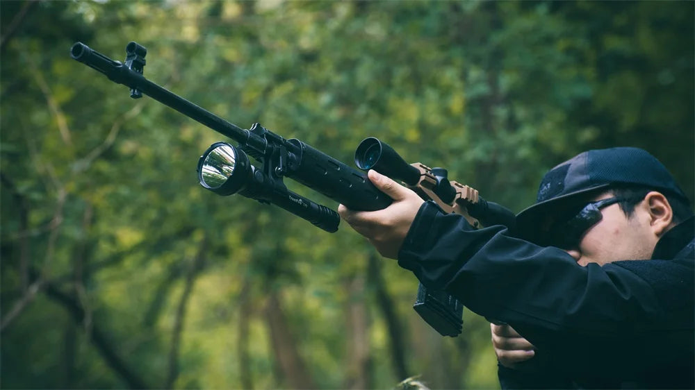 Trustfire T70 18650 2300lm LED Torch Hunting Flashlight Ultra Powerful Rechargeable Light Tactical Camping Lamp for Outdoor