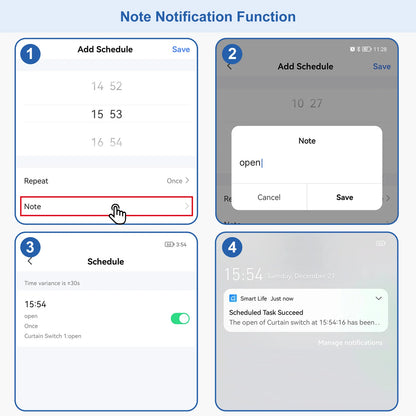 LoraTap Tuya Smart Roller Shutter Curtain Blinds Switch Tubular Motor Percentage Remote Voice Control by Google Home Alexa