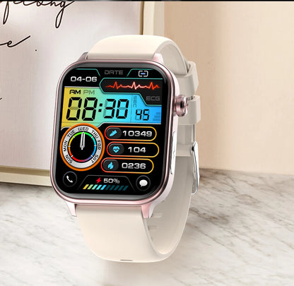 2025 New For XIAOMI ECG+PPG Blood Fat Uric Acid Health Smartwatch Men Women Heart Rate Blood Pressure Bluetooth Call Smart Watch
