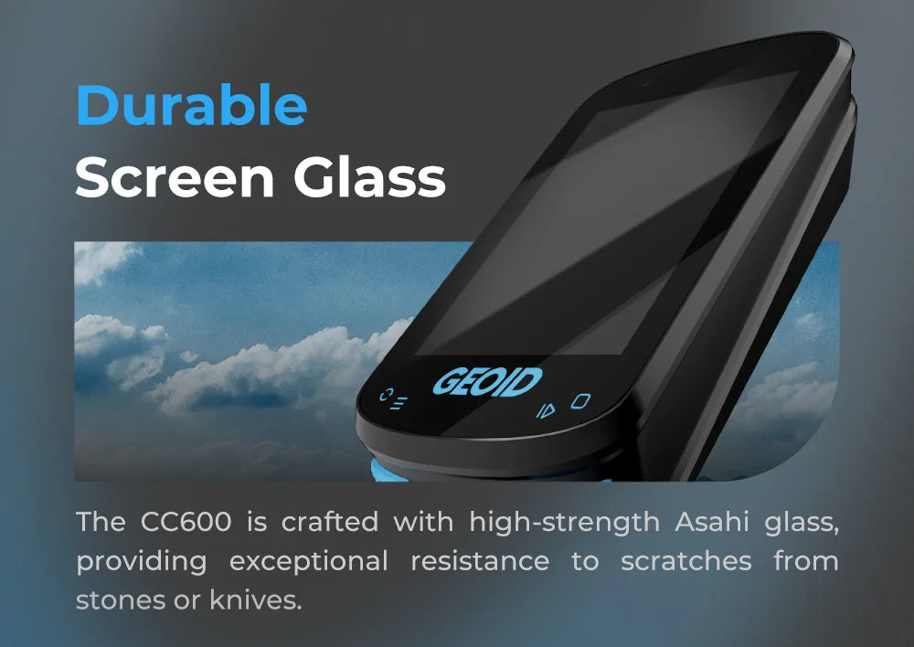GEOID CC600 Bike Computer Wireless Color Screen Bicycle Speedometer ANT+ WIFI Cycling Speedometer IPX7 Waterproof Odometer