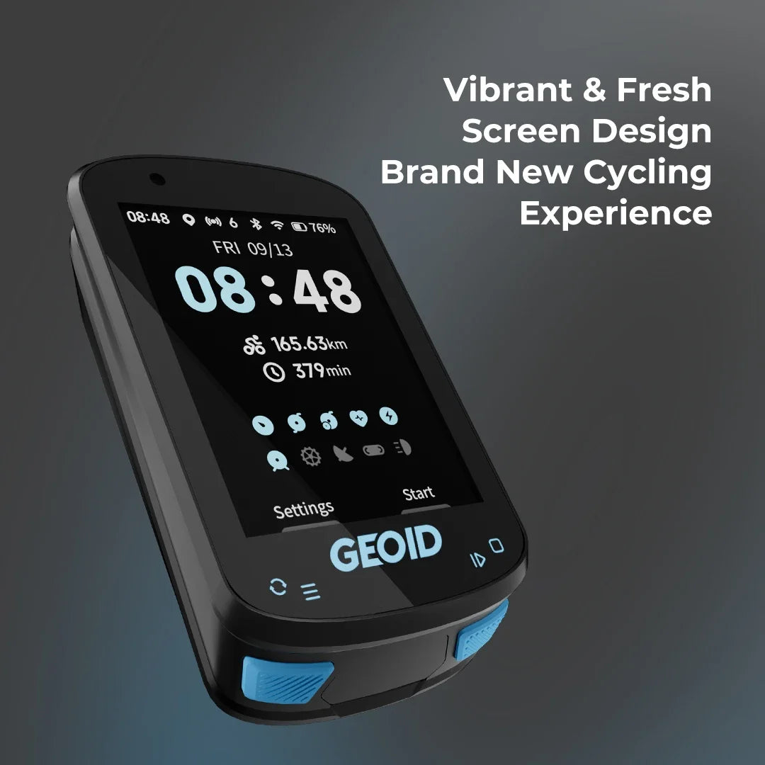 GEOID CC600 Bike Computer Wireless Color Screen Bicycle Speedometer ANT+ WIFI Cycling Speedometer IPX7 Waterproof Odometer