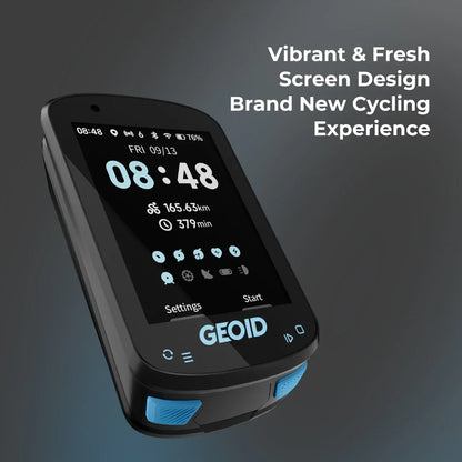 GEOID CC600 Bike Computer Wireless Color Screen Bicycle Speedometer ANT+ WIFI Cycling Speedometer IPX7 Waterproof Odometer