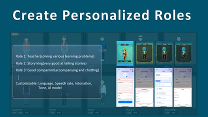 Tuya Smart AI Robot WiFi Early Education Toys for Children Speech Recognition & Voice Interactive Educational Learning Machine