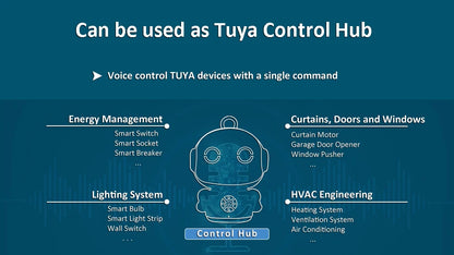 Tuya Smart AI Robot WiFi Early Education Toys for Children Speech Recognition & Voice Interactive Educational Learning Machine