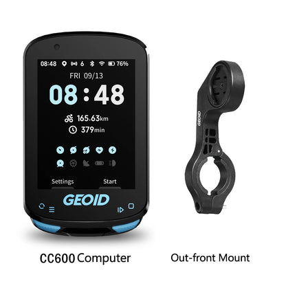 GEOID CC600 Bike Computer Wireless Color Screen Bicycle Speedometer ANT+ WIFI Cycling Speedometer IPX7 Waterproof Odometer