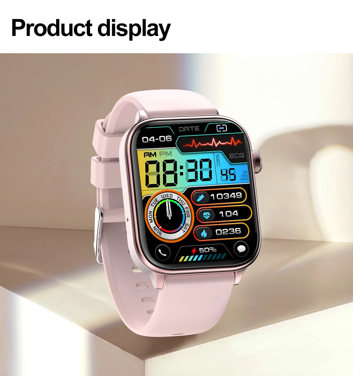 2025 New For XIAOMI ECG+PPG Blood Fat Uric Acid Health Smartwatch Men Women Heart Rate Blood Pressure Bluetooth Call Smart Watch