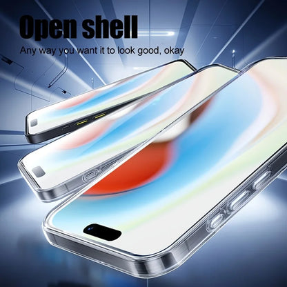 Tempered Glass Screen Protector For iPhone 16 15 14 13 12 11 17 Pro Max 16e Protective Film iPhone16 Pro Max XR X XS 7 8 16Plus