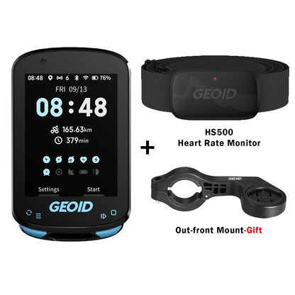 GEOID CC600 Bike Computer Wireless Color Screen Bicycle Speedometer ANT+ WIFI Cycling Speedometer IPX7 Waterproof Odometer