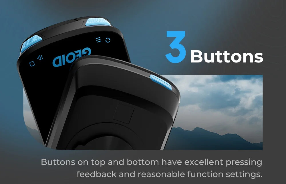 GEOID CC600 Bike Computer Wireless Color Screen Bicycle Speedometer ANT+ WIFI Cycling Speedometer IPX7 Waterproof Odometer