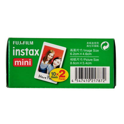 Fujifilm Instax Mini Film White Edge 10 20 40 60 80 100 Sheets For FUJI Instant Photo Camera Mini 12/11 Mini 9 8 7s 70 EVO Link